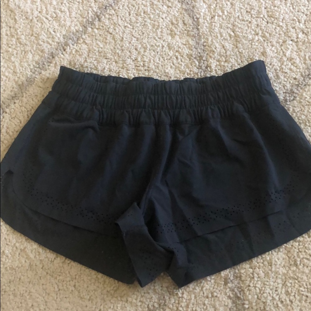 Lululemon gray eyelet shorts